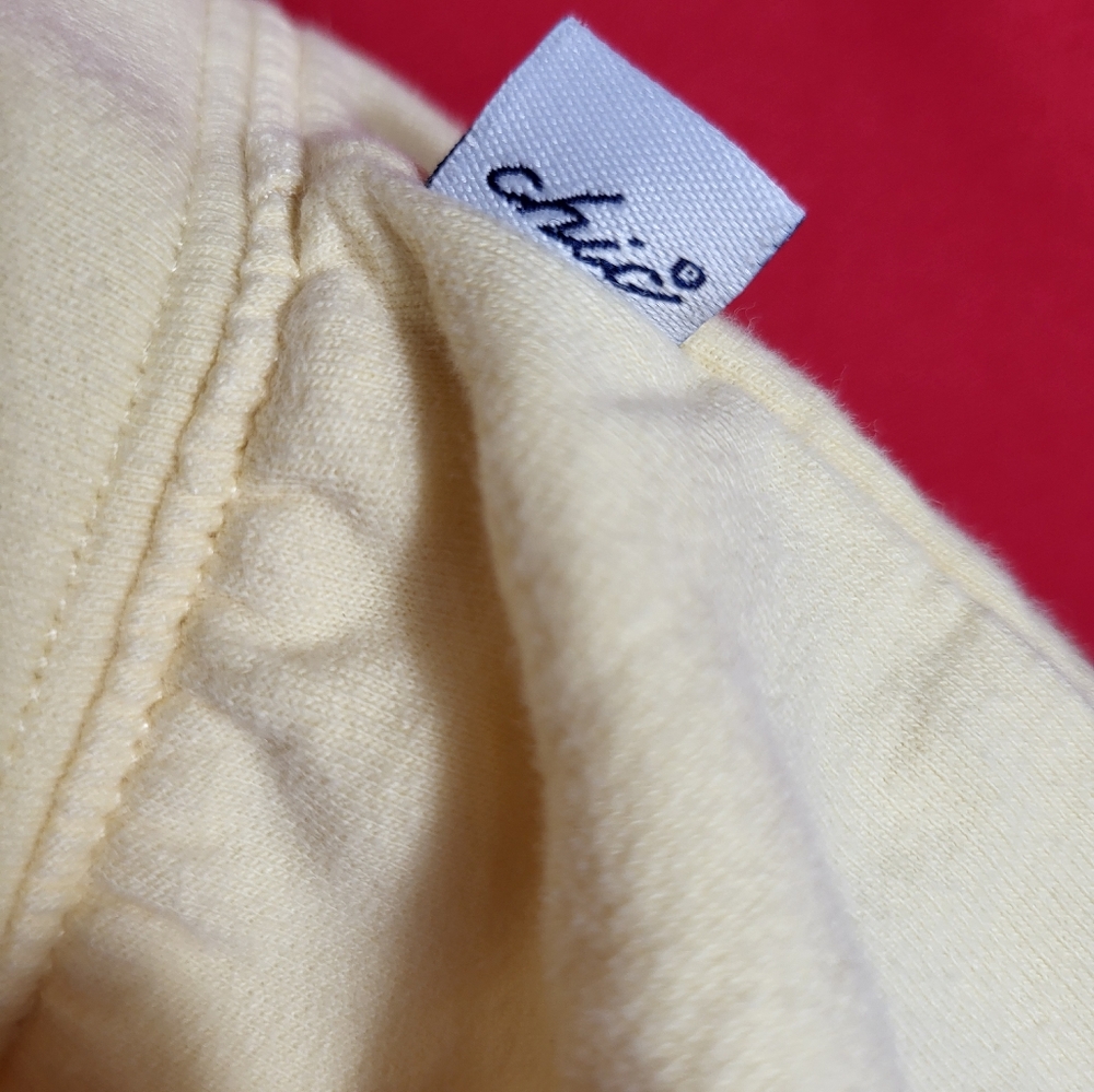 VF Jeans Wear yellow pull on-capri   women's M  #845 - Picture 4 of 5